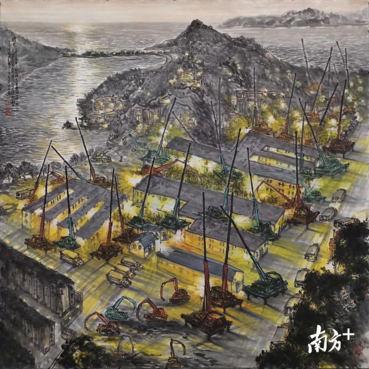 傅进南《曙光》