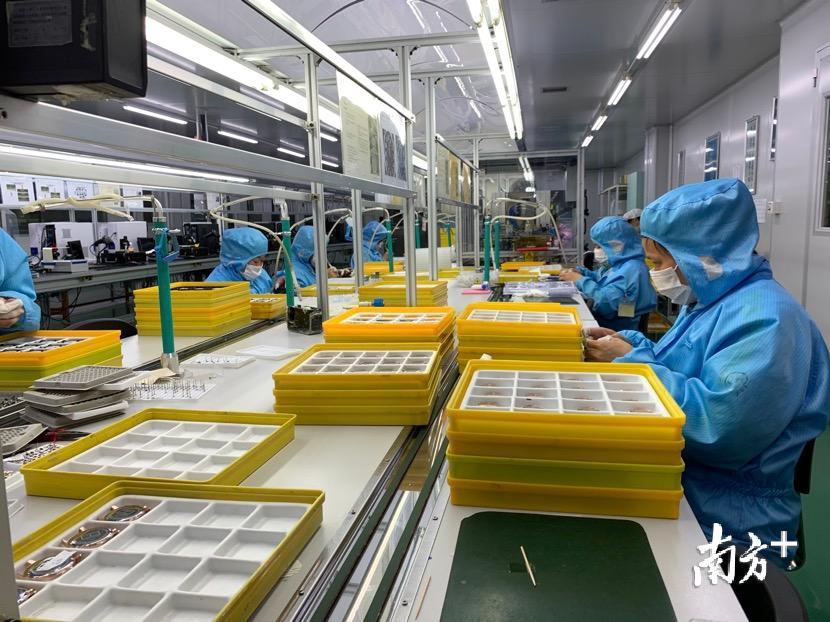 东莞得利钟表有限公司生产车间