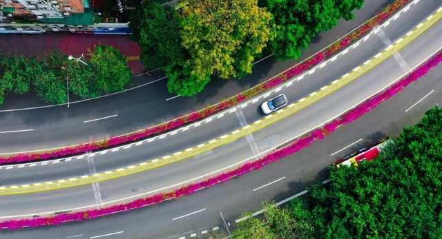 换个角度看美景。