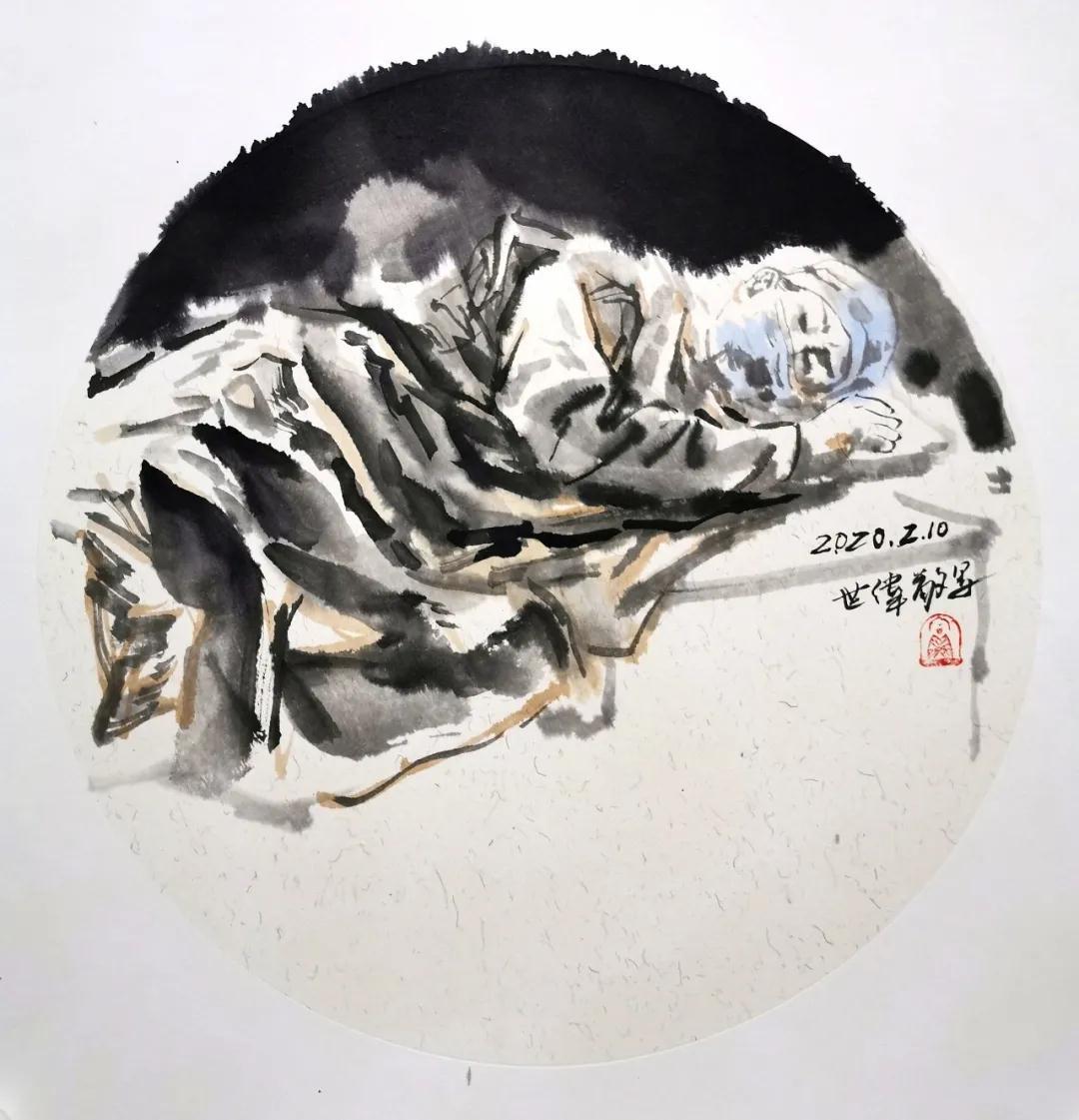 王世伟《最可爱的人》组画