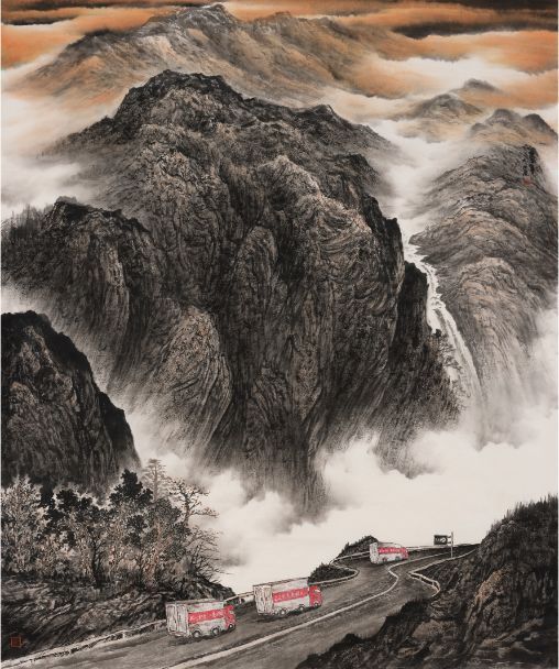 李大丽《千里驰援见穹清》