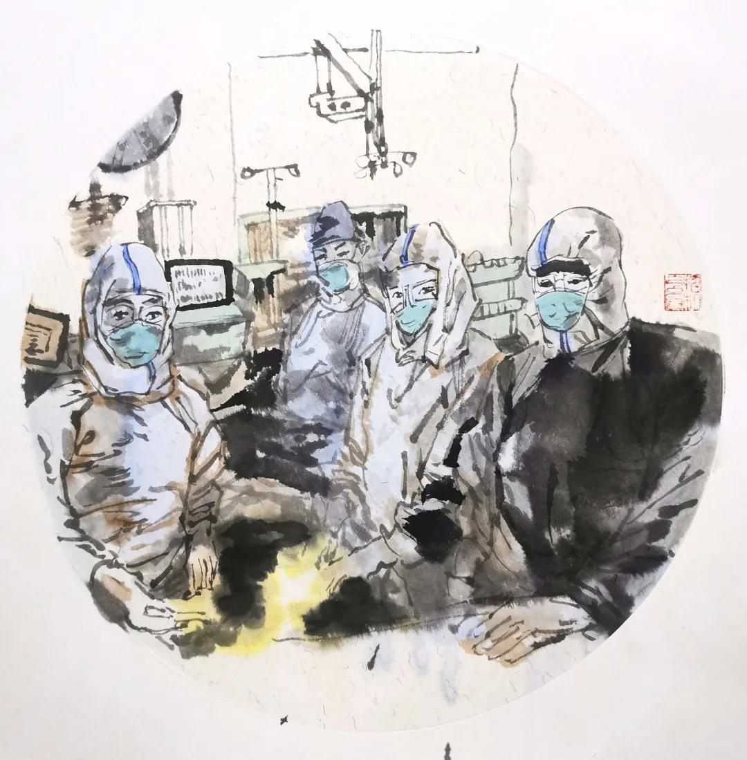 王世伟《最可爱的人》 组画