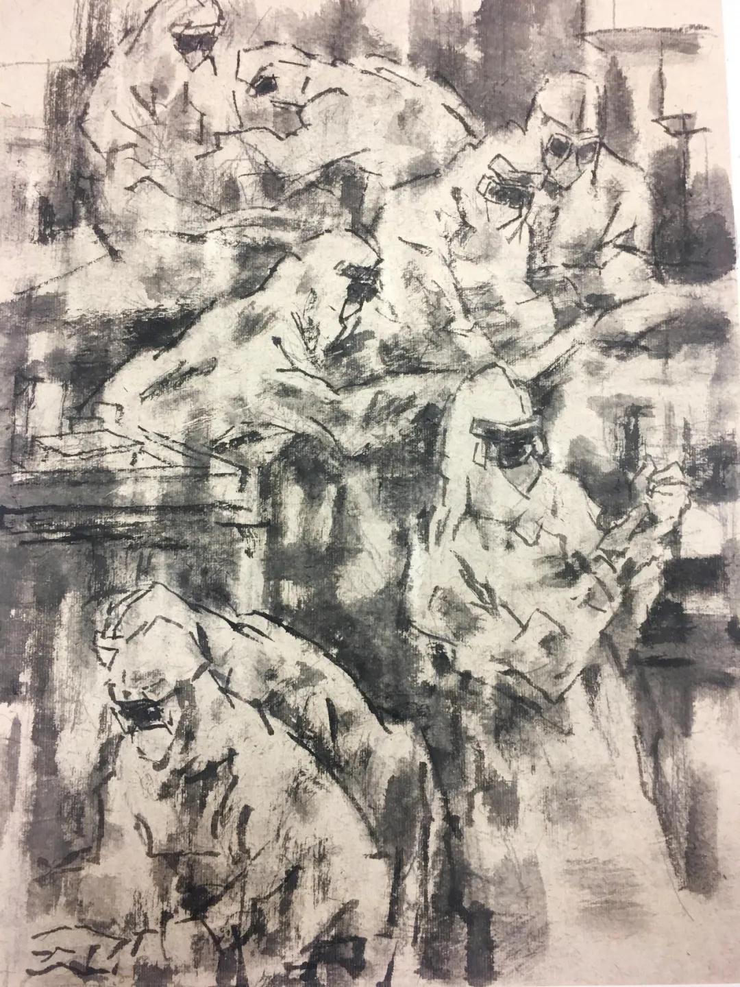 黄泽森 《日日夜夜——献给在抗疫一线的英雄》 