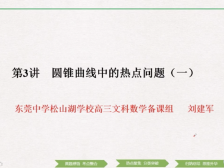 高三备考|（文）数学专题圆锥曲线的热点问题