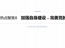高三备考|政治热点加强自身建设完善党的领导