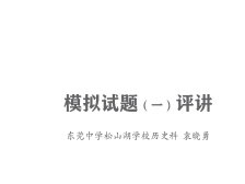 高三备考|历史专题文综历史试题训练与指导