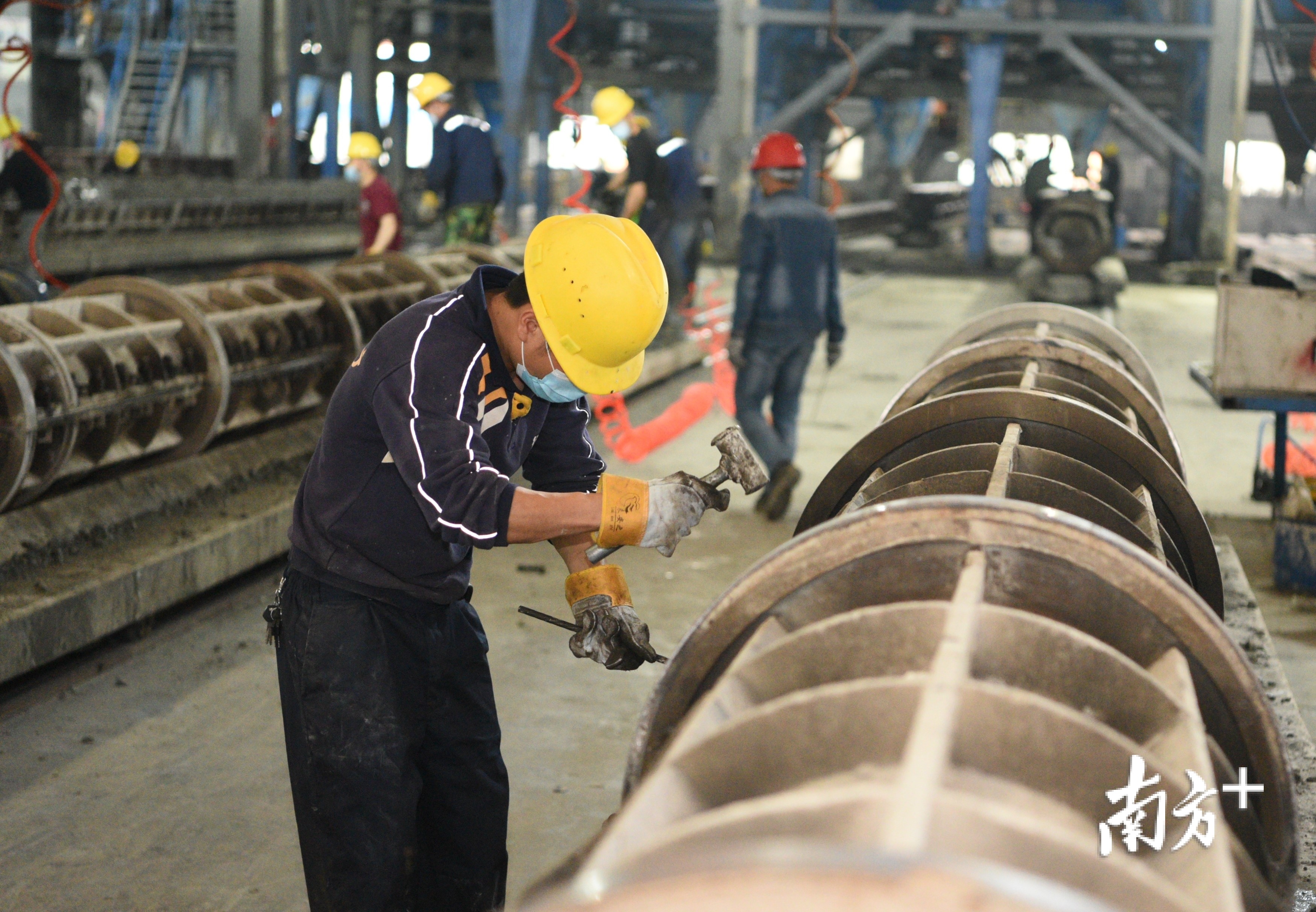 位于睦洲镇的恒达管桩开启二期扩建项目。杨兴乐摄 位于睦洲镇的恒达管桩开启二期扩建项目。杨兴乐摄
