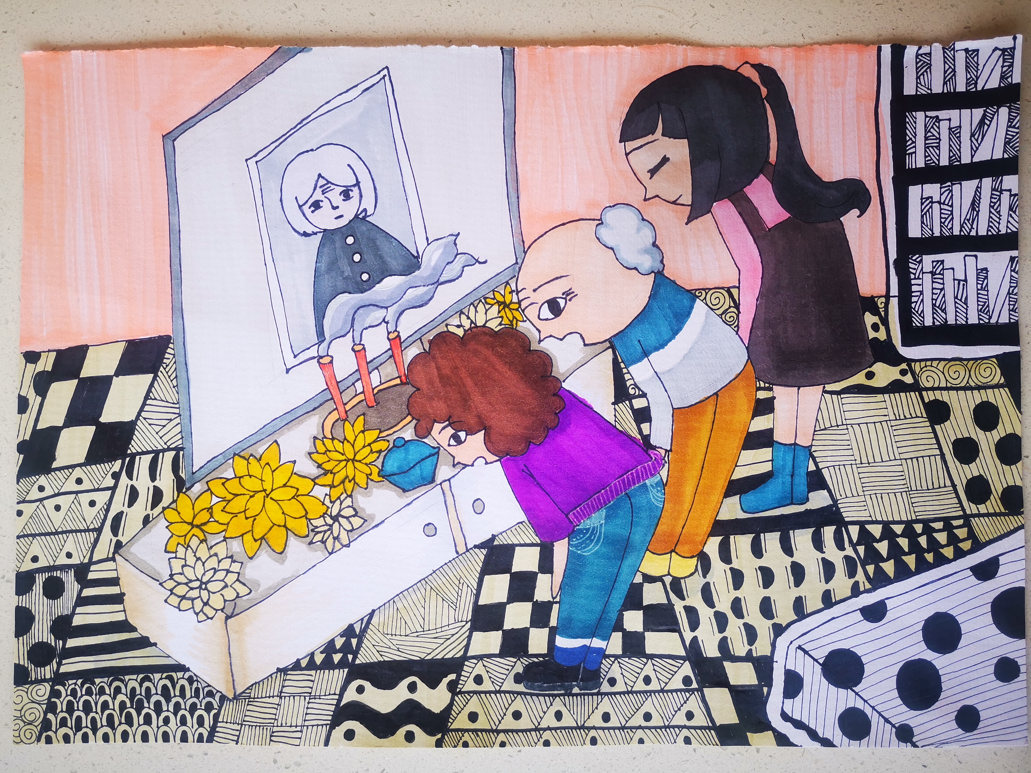 《网络寄哀思》东莞市石排诺培小学 梁舒雅