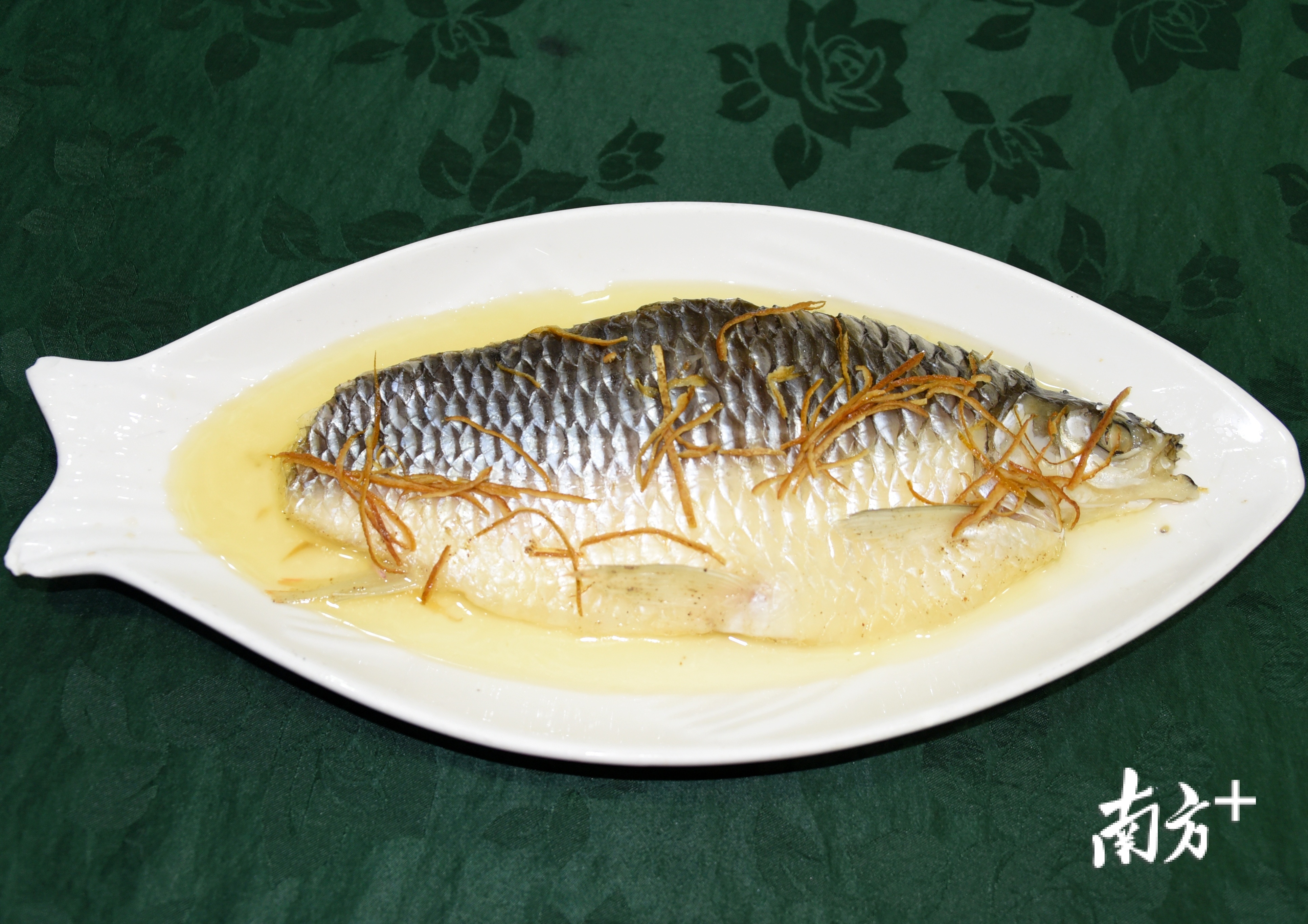 陈皮蒸苏丹鱼。 陈皮蒸苏丹鱼。