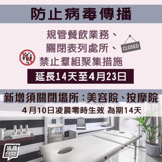 限聚集规定延长美容院须暂时关闭 南方plus 南方