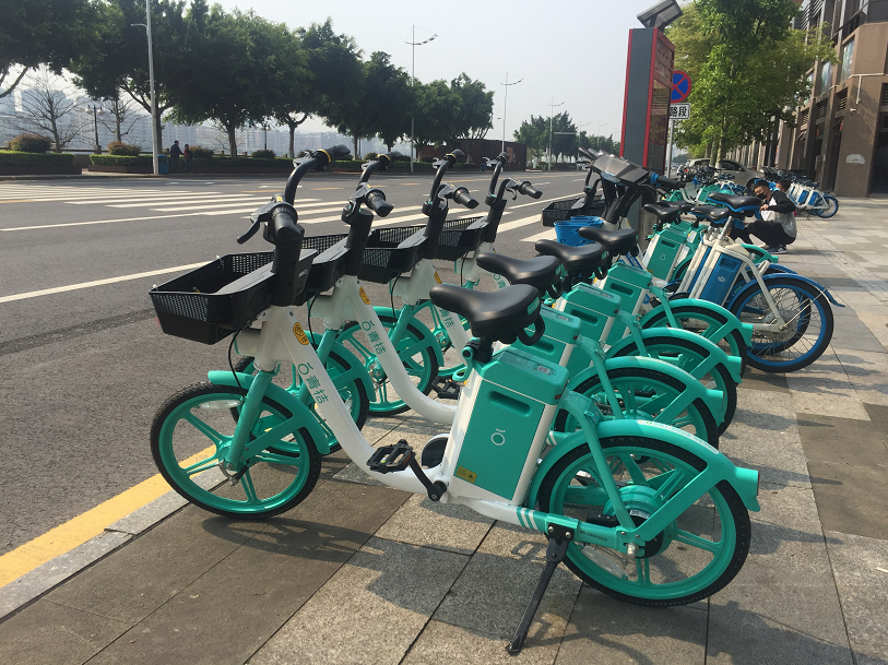 新款共享助力车亮相韶城,市民绿色出行有新选择