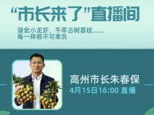 高州市长直播卖千年古荔！一起相约淘宝“415村播日”