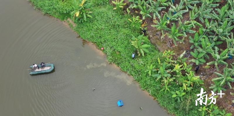 无人机巡河发现电捕鱼