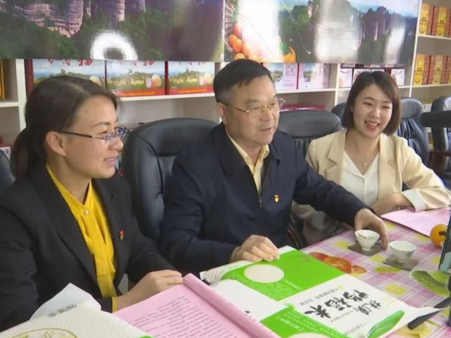 县领导上线带“鄂”货 鄂粤同心推广优质农特产品