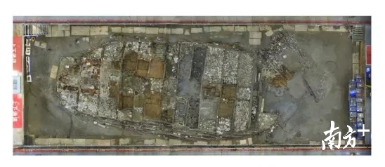 “南海I号”考古发掘现场。