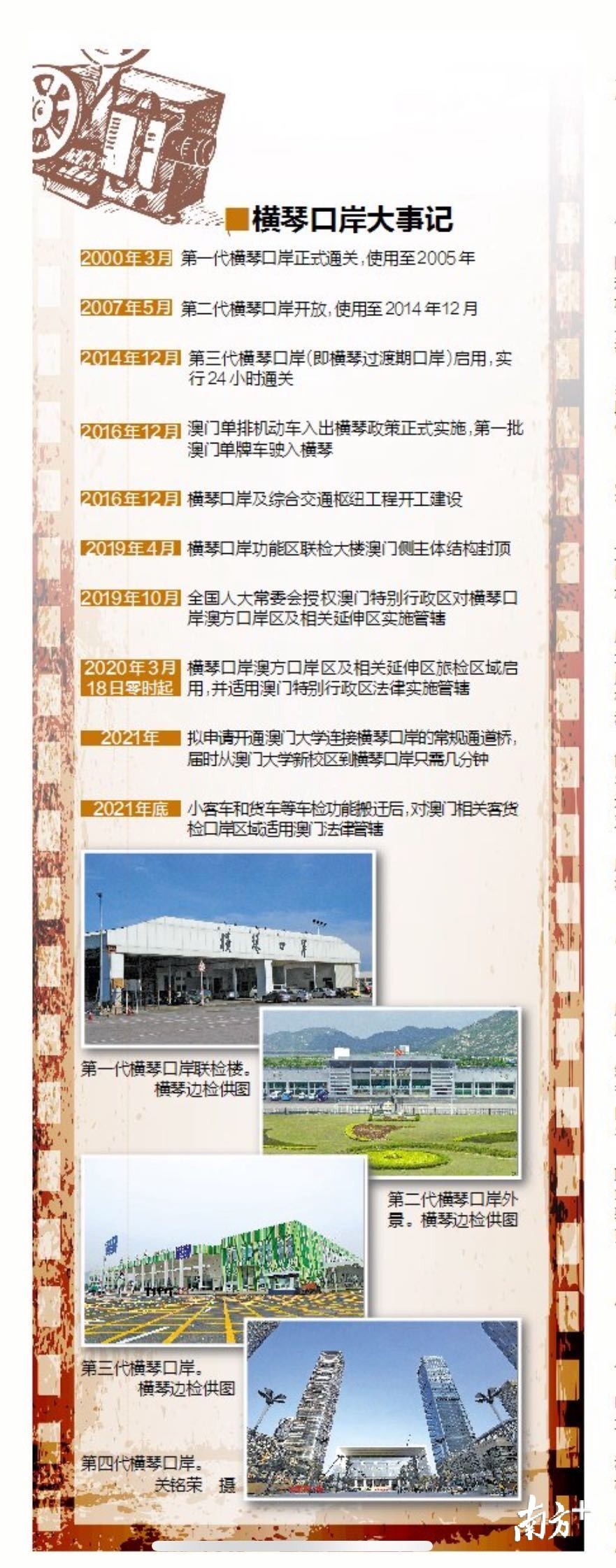 横琴口岸大事记