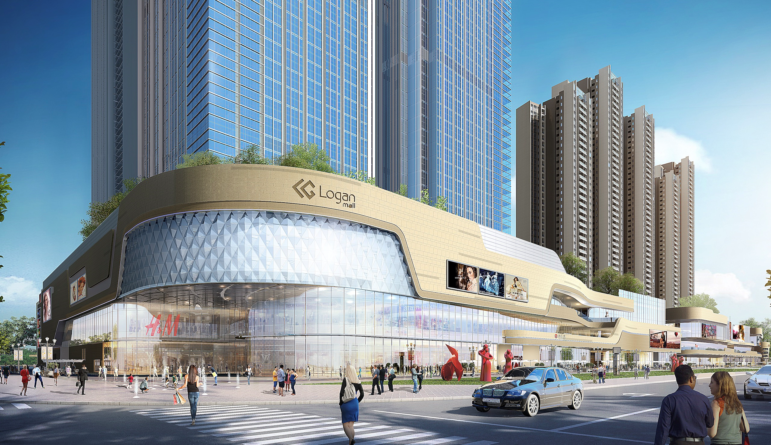 龙光玖龙臺项目效果图。受访者提供 龙光玖龙臺项目效果图。受访者提供