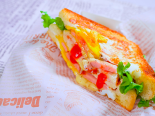 在+学做菜“五一”特辑〡快手三明治