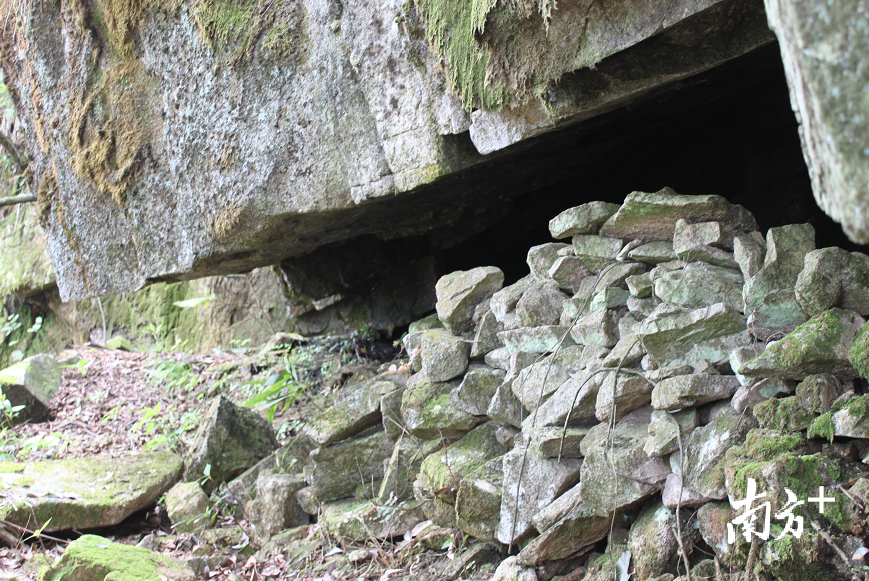 在南雄市油山镇黄地村新发现的龙潭禾山洞图。