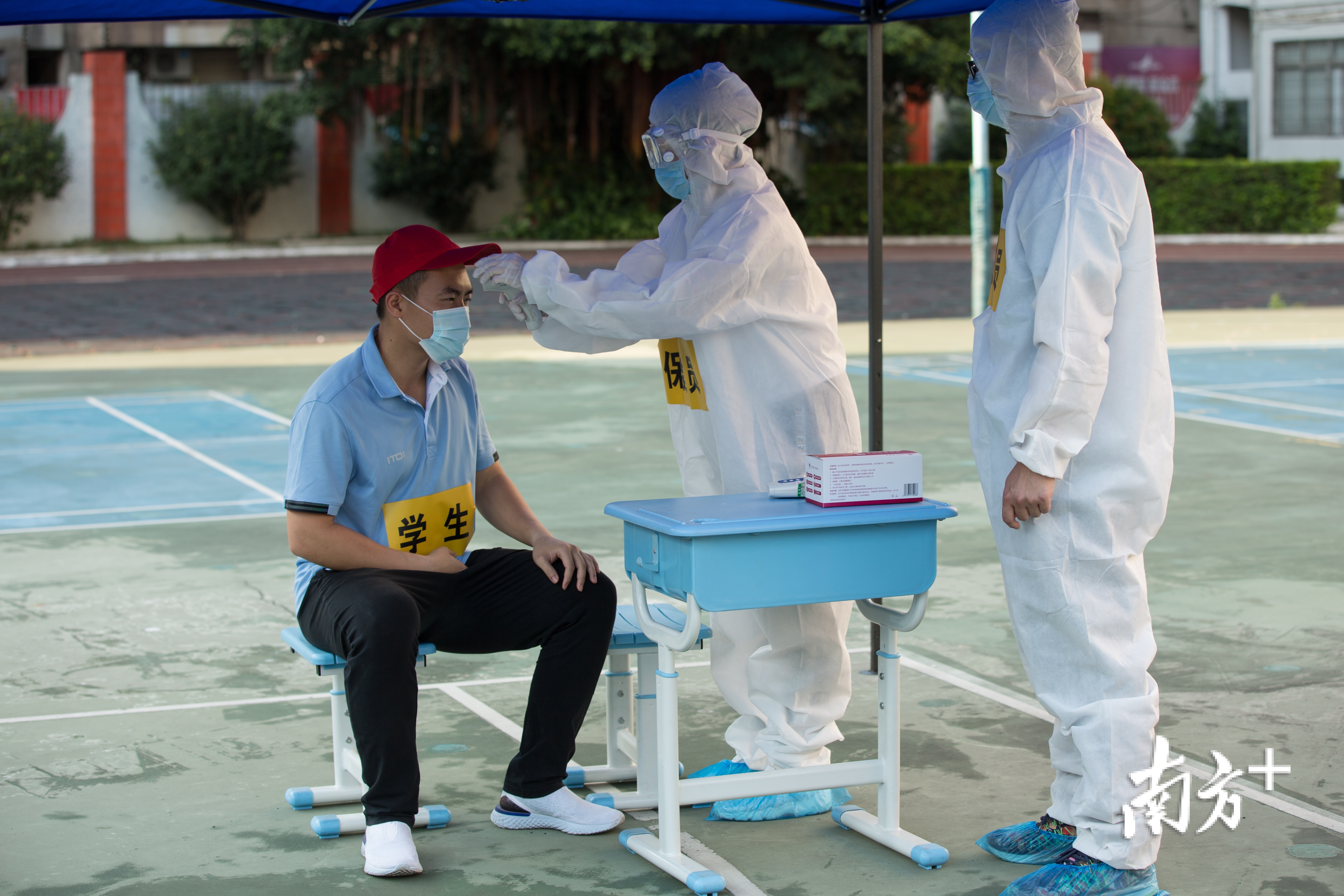 多图备战开学江门市启明小学开展防疫应急演练