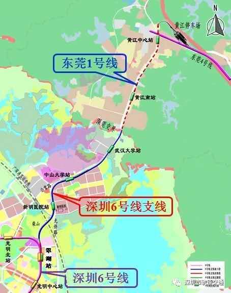 (深圳地铁六号线支线图