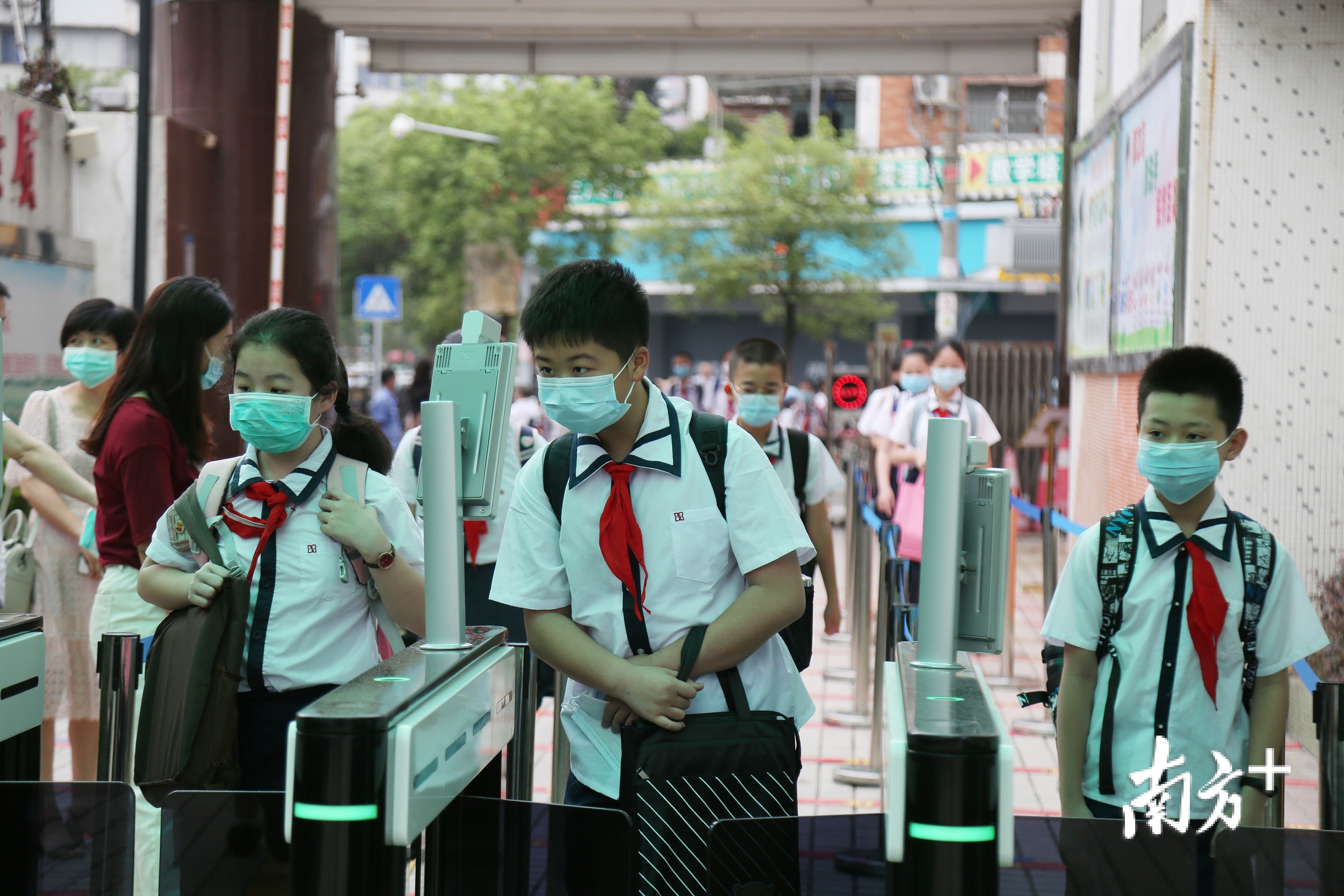 5月11日,湘桥区昌黎路小学的学生