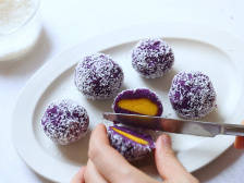 在+学做菜〡紫薯芒果芯，甜蜜的夏日亲子时光