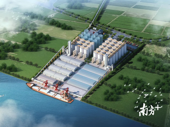 中粮13号泊位项目效果图 中粮13号泊位项目效果图