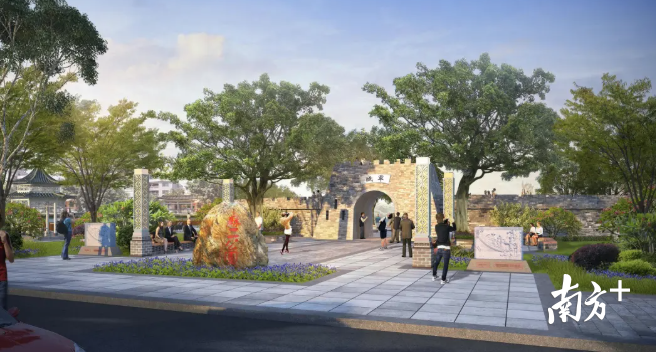 麻二社区，还原岭南水乡景色