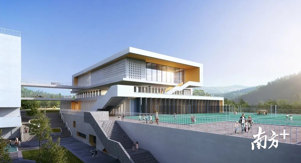 科技路小学食堂效果图。 科技路小学食堂效果图。