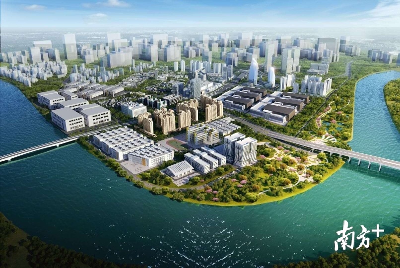 顺德（容桂）人工智能和芯片产业园效果图。资料图片