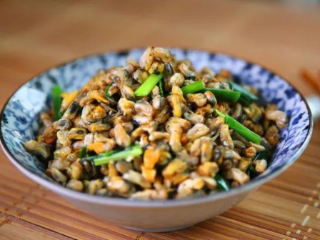 来一盘潮汕炒薄壳~~