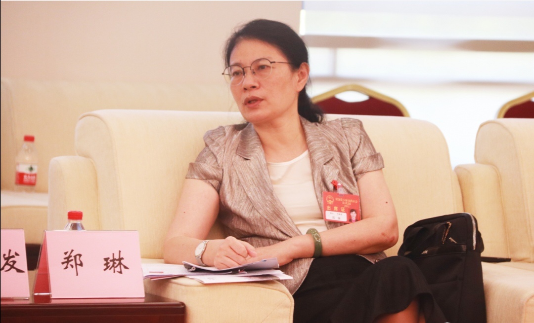 市人大代表，市委常委、组织部部长郑琳。