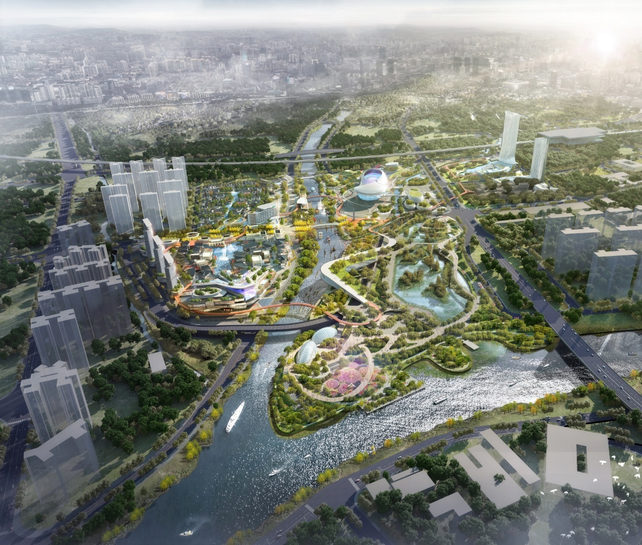 中山欢乐海岸效果图