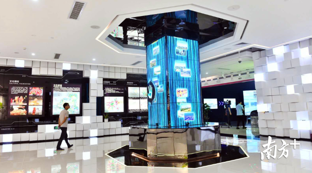 位于中欧中心的三龙湾展厅。南方日报记者 戴嘉信 摄