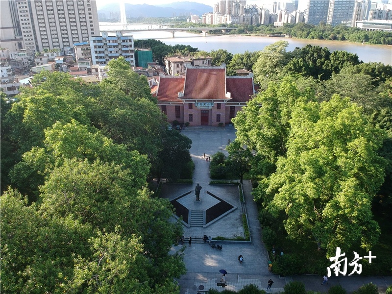惠州飞鹅岭东征游径入选孙中山文化遗产游径。图为惠州市中山公园。南方日报记者 梁维春 摄