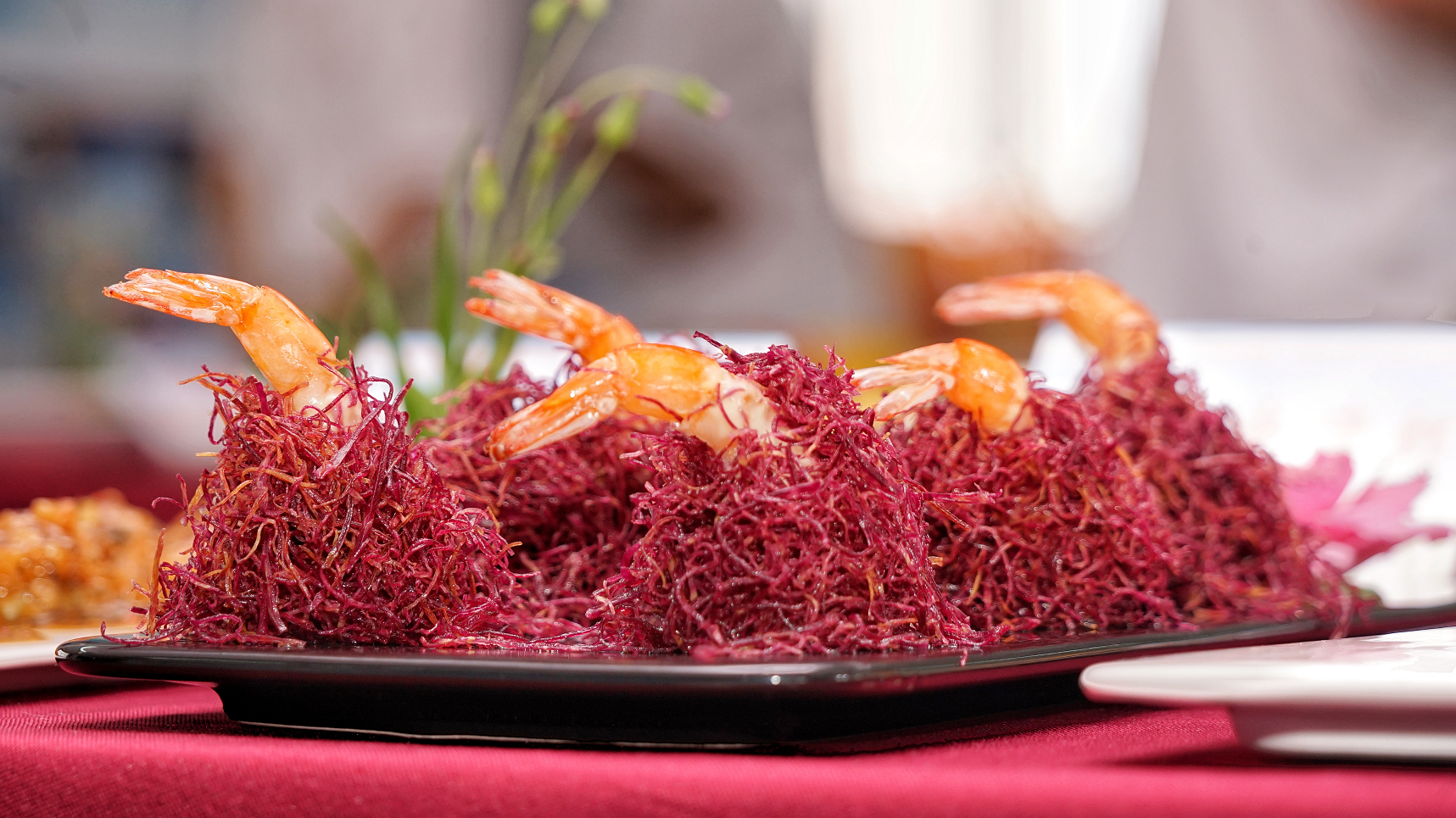 中山市三乡理工学校李锐勇《菊花竹笋肉》