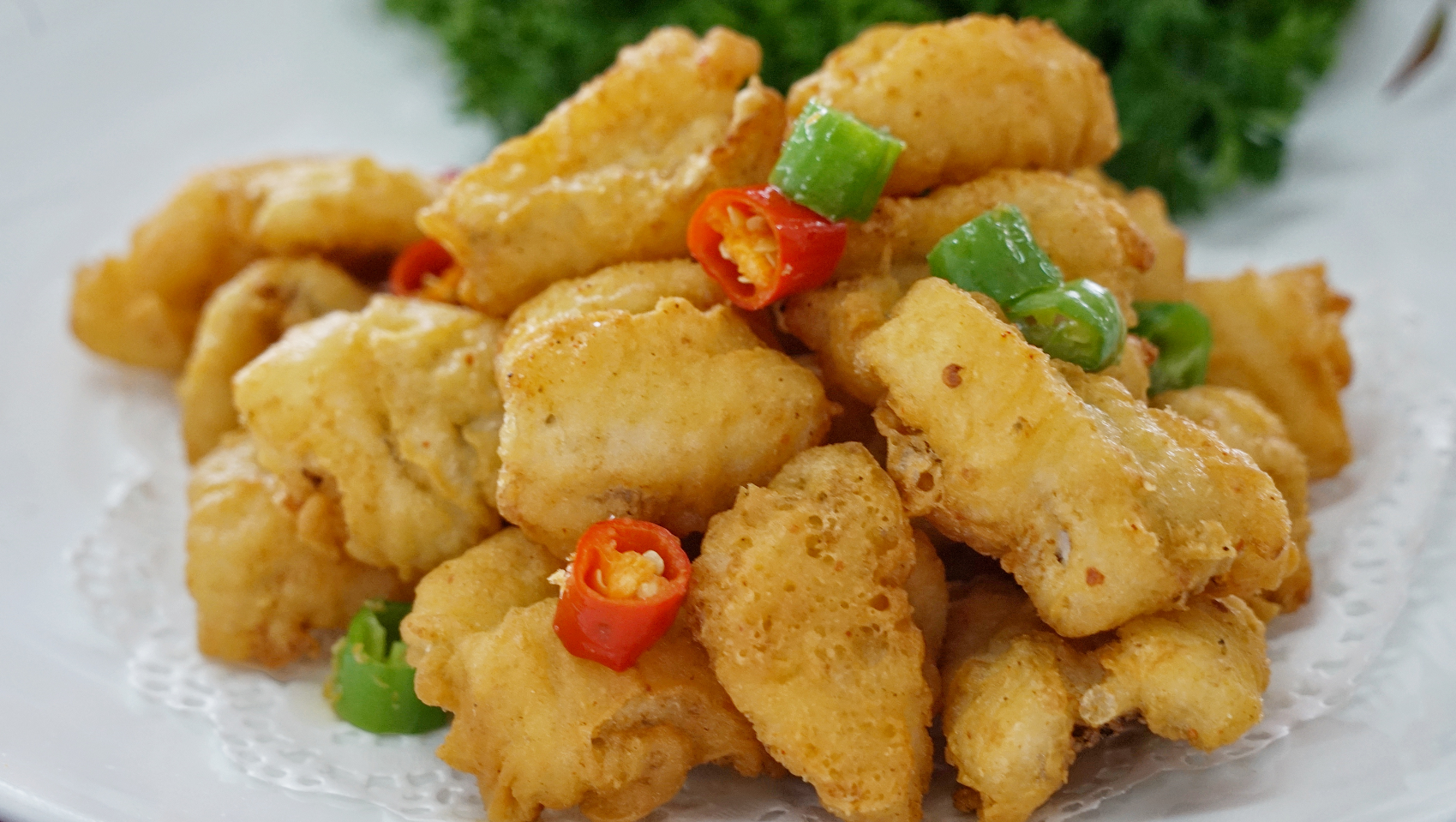 中山市三乡理工学校李锐勇《菊花竹笋肉》