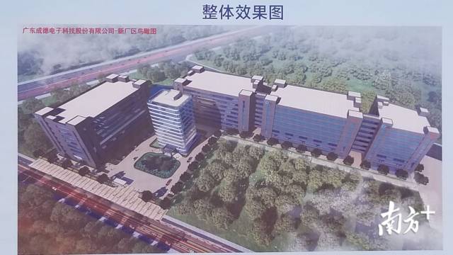 成德电子高端电子电路研发项目基地效果图。羊建溶 摄