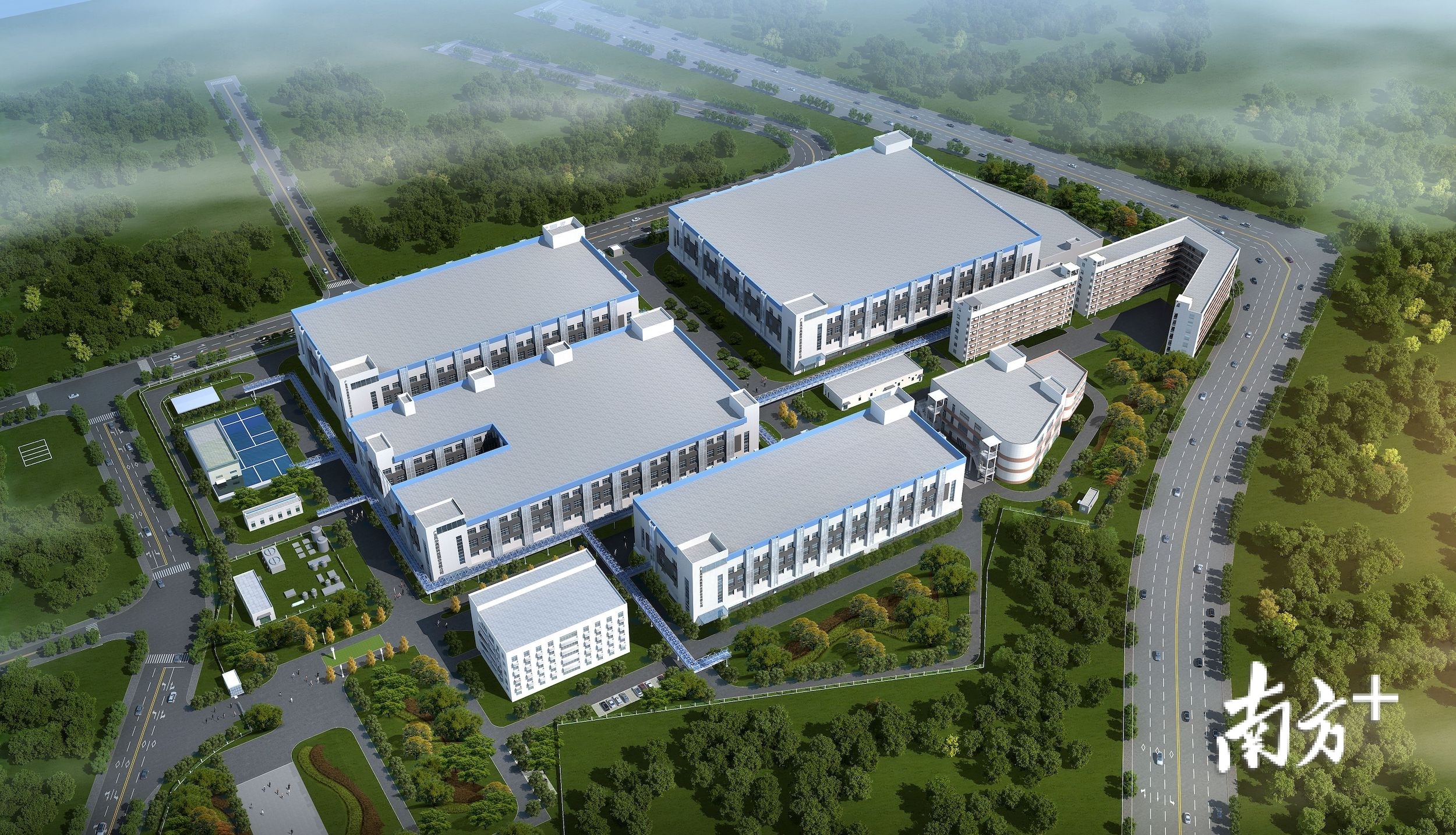 风华高端电容生产基地效果图.