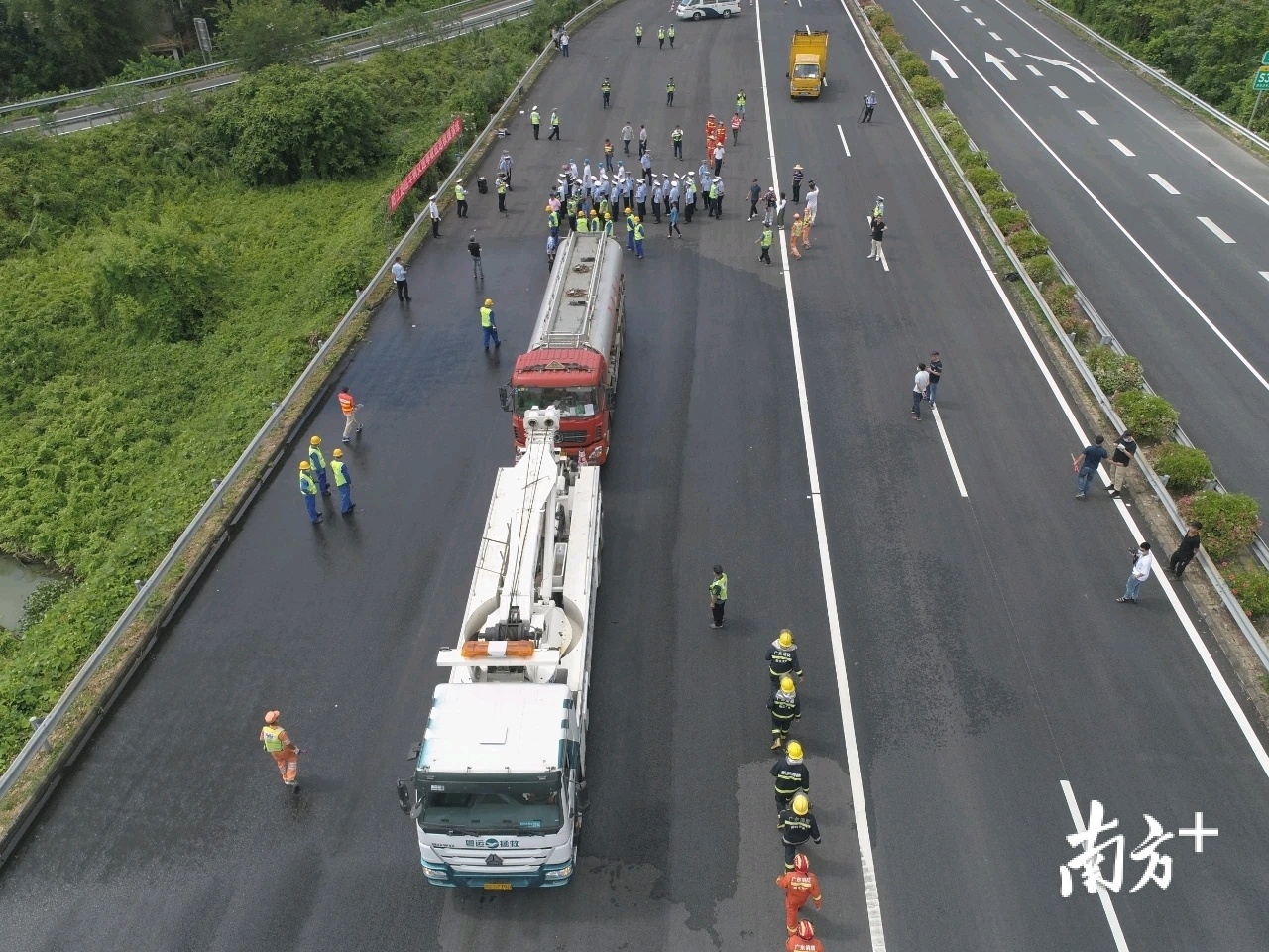 恢复道路畅通。