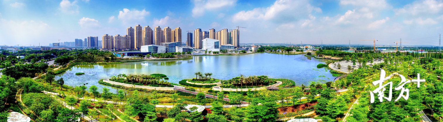 三水区档案局供图"两水绕城"中的"两水",一为北江,一为西南涌,二者