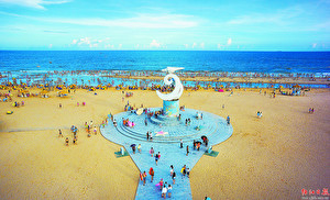 大角湾海上丝路旅游区是广东目前唯一一个5A级滨海旅游景区。