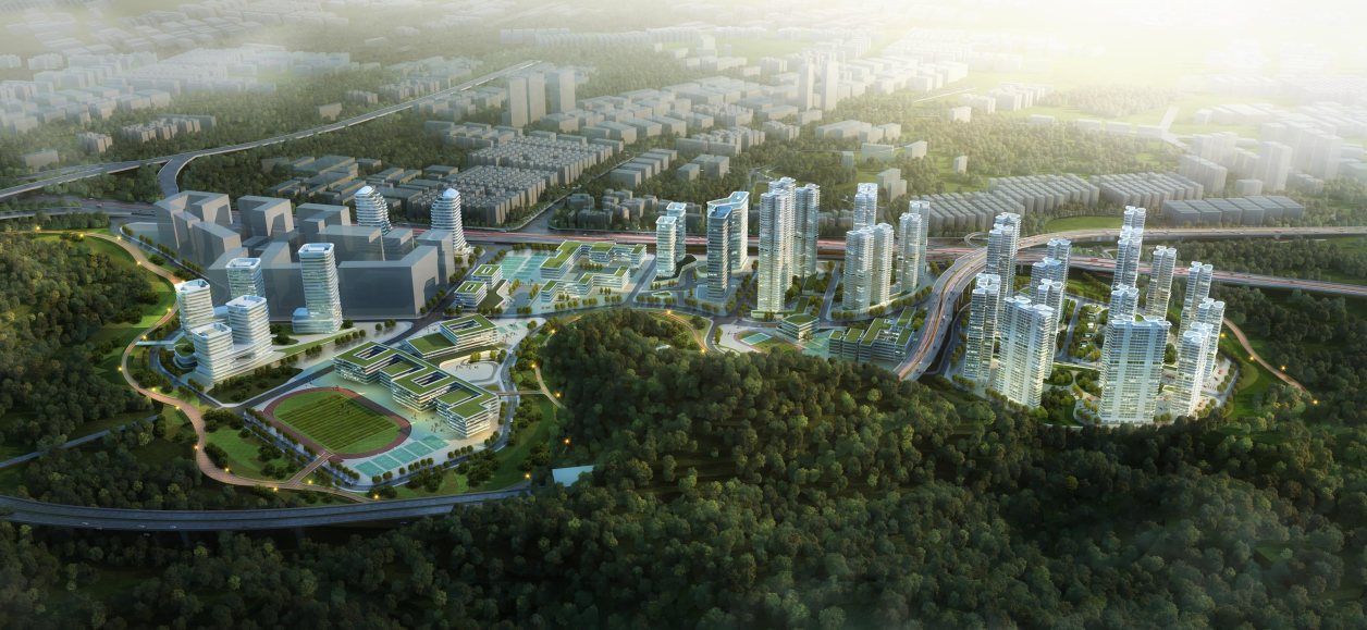 大浪赖屋山（横朗）利益统筹项目将打造集时尚创意、科技研发为特色的产城融合社区。受访单位供图