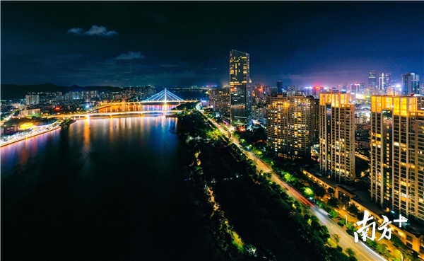 惠州江北夜景图片