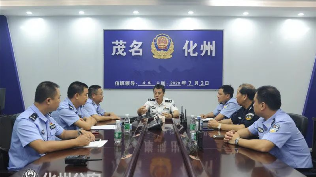 茂名化州公安护航平安高考