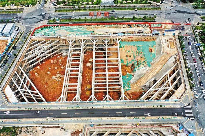 明晟科技大厦进入主体施工建设阶段。 明晟科技大厦进入主体施工建设阶段。