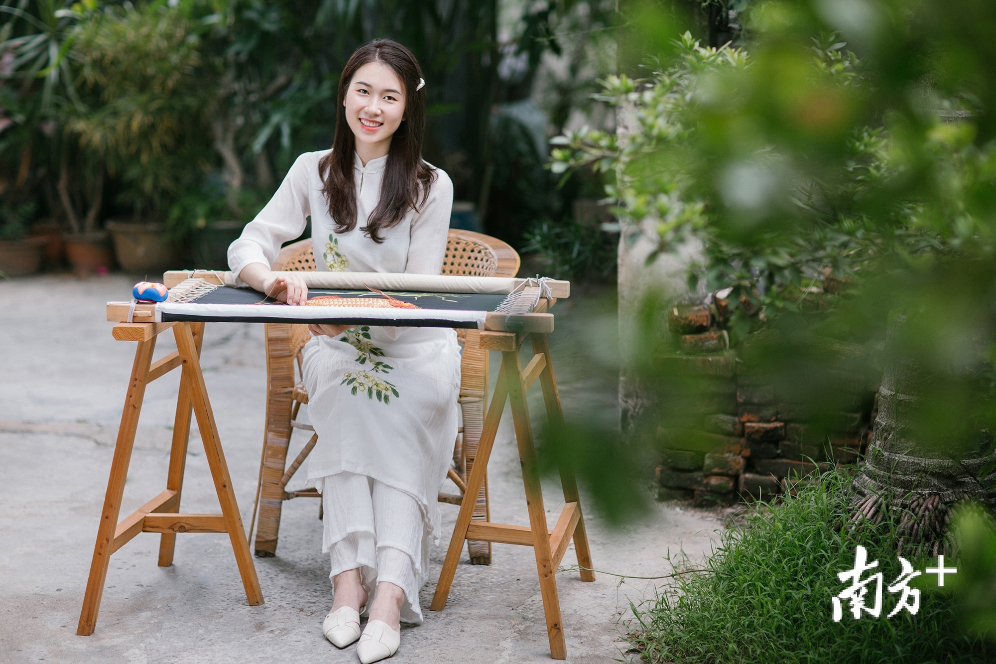 “90后”佘旭垒喜欢传统文化。 受访者供图