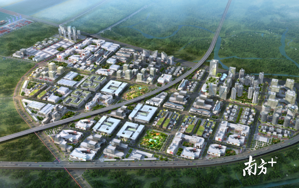  九江临港产业园效果图