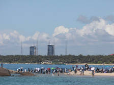 记者现场直击，火箭就绪，“天问一号”蓄势待发